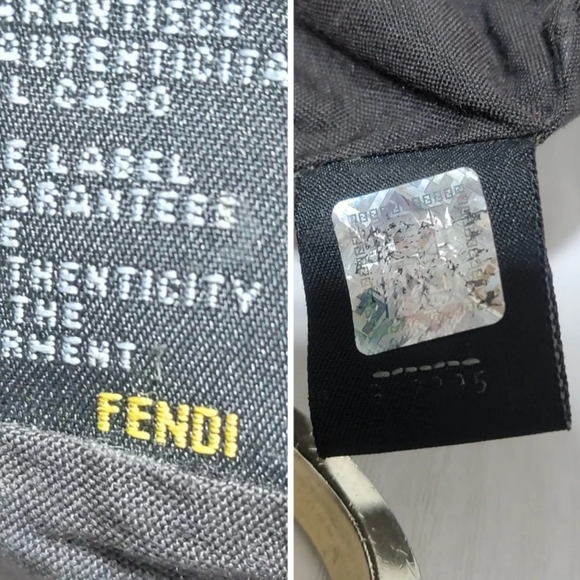 Fendi Tobacco Zucca Chef Moro  Canvas And Leather  Tote Bag - Picture 8 of 11